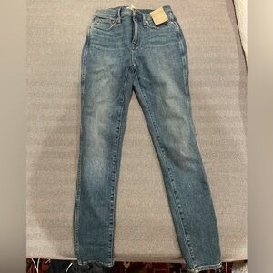 Madewell 10” high-rise skinny jeans size 26